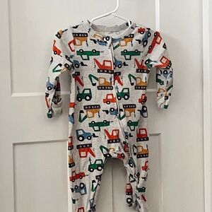 Old Navy Gray and Red Footies One Piece